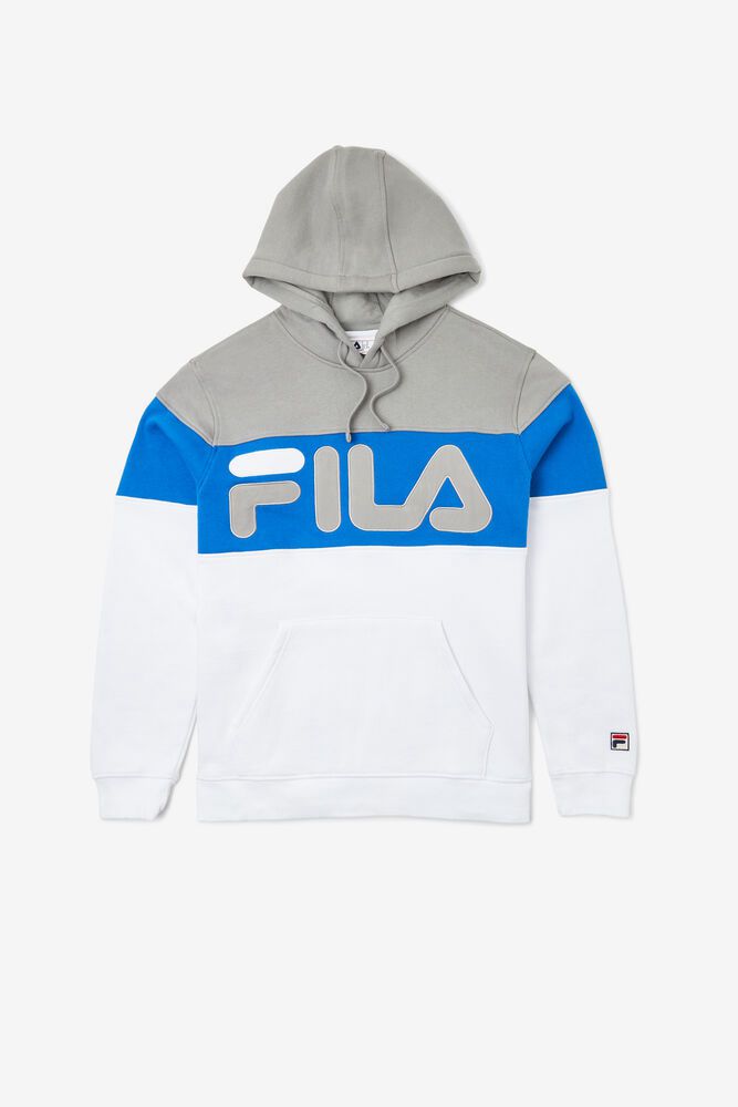 Fila Hoodie Panske Flamino Biele - RTEPK5987